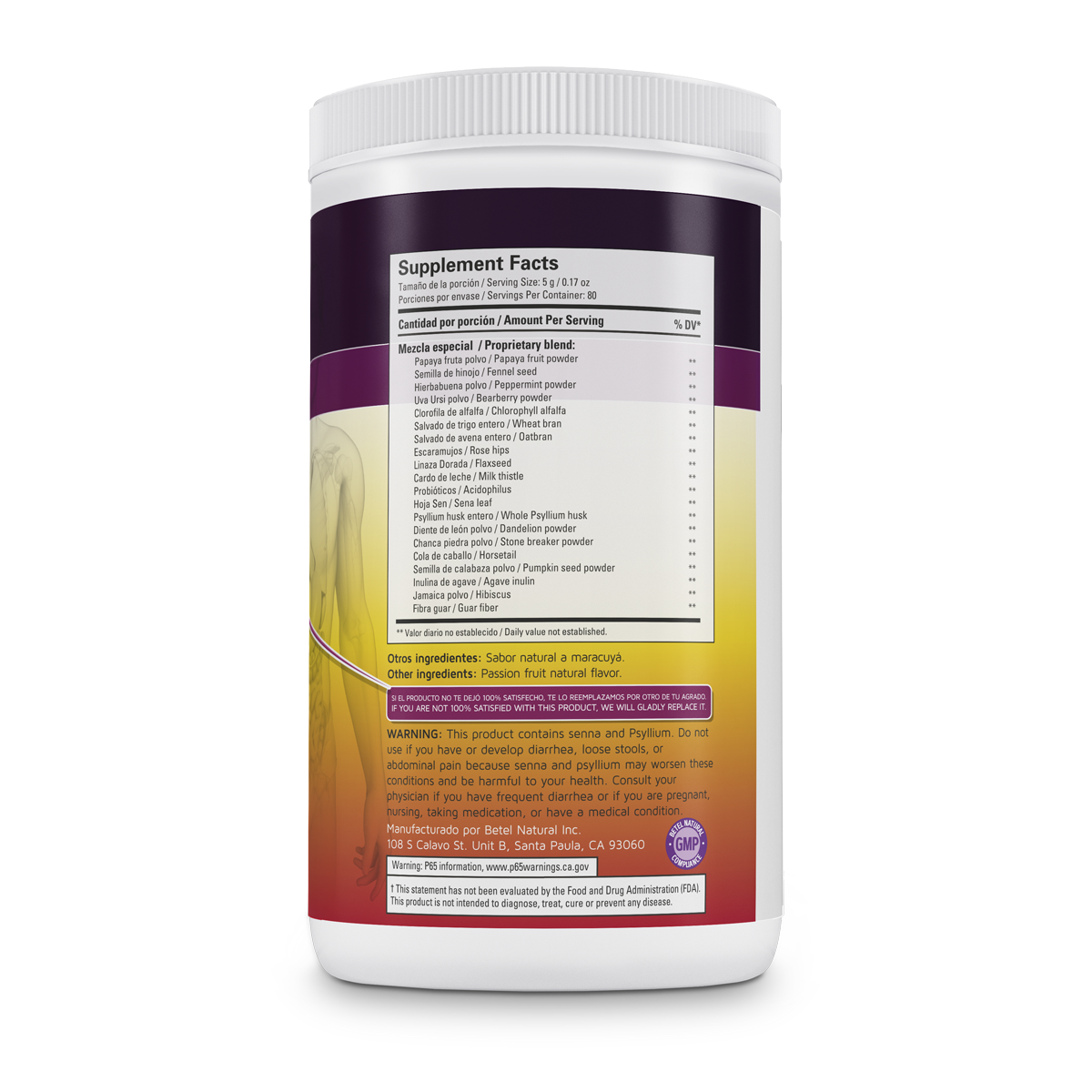 Detoxsan Polvo sabor Maracuyá